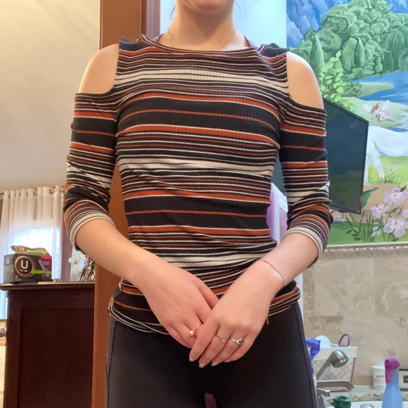 FREE PEOPLE STRIPED SWEATER - Picture 1 of 3